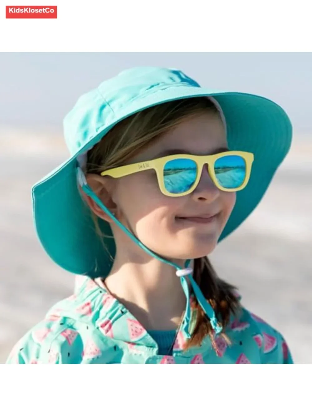 Flexible Polarized Kids Sunglasses with Strap - UV400 Protection